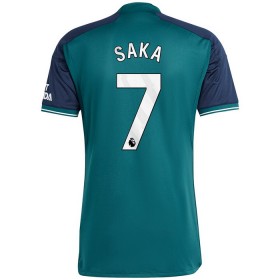 Camisolas Arsenal Saka 7 3º Equipamento 2023-24 Manga Curta